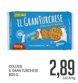 Supermercati Piccolo Colussi il gran turchese offerta