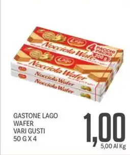 Supermercati Piccolo Gastone lago wafer vari gusti offerta