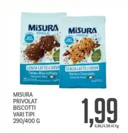 Supermercati Piccolo Misura privolat biscotti vari tipi offerta