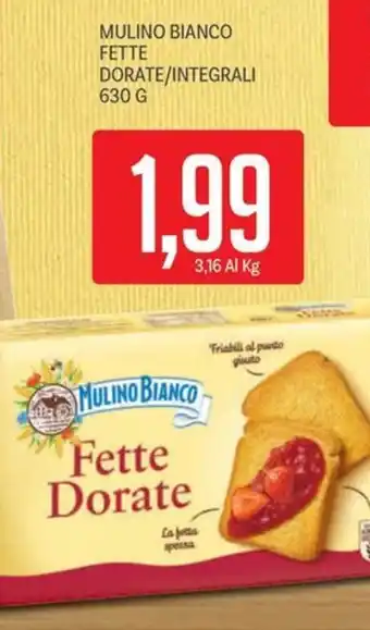 Supermercati Piccolo Mulino bianco fette dorate/integrali offerta