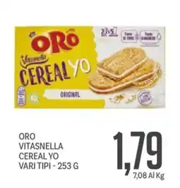 Supermercati Piccolo Oro vitasnella cereal yo vari tipi offerta