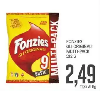 Supermercati Piccolo Fonzies gli originali multi-pack offerta