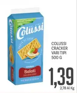 Supermercati Piccolo Colussi cracker vari tipi offerta