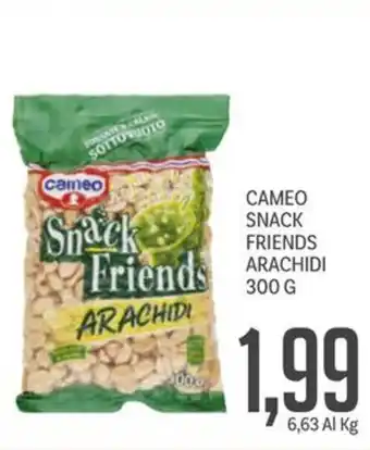 Supermercati Piccolo Cameo snack friends arachidi offerta