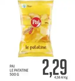 Supermercati Piccolo Ραι le patatine offerta