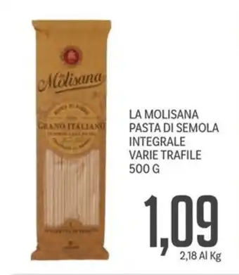 Supermercati Piccolo La molisana pasta di semola integrale varie trafile offerta