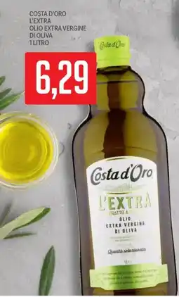 Supermercati Piccolo Costa d'oro l'extra olio extra vergine di oliva offerta