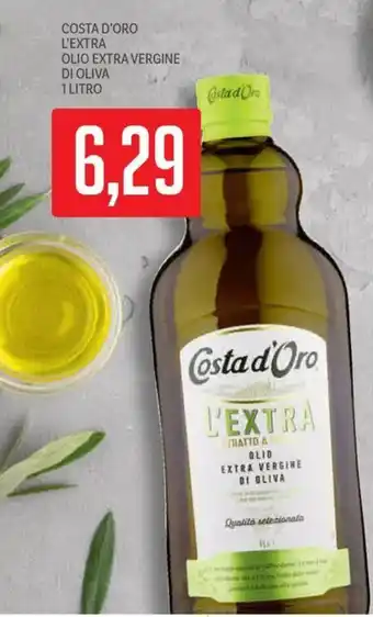 Supermercati Piccolo Costa d'oro l'extra olio extra vergine di oliva offerta