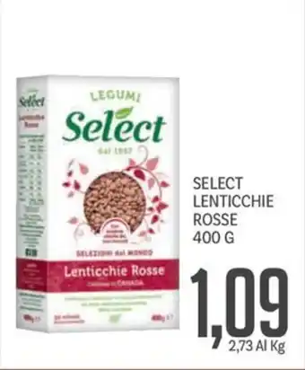 Supermercati Piccolo Select lenticchie rosse offerta