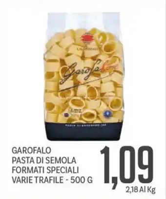 Supermercati Piccolo Garofalo pasta di semola formati speciali varie trafile offerta