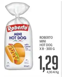 Supermercati Piccolo Roberto mini hot dog offerta