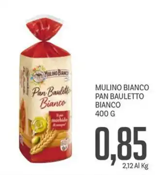 Supermercati Piccolo Mulino bianco pan bauletto bianco offerta