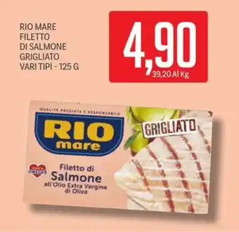 Supermercati Piccolo Rio mare filetto di salmone grigliato vari tipi offerta