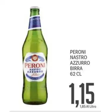 Supermercati Piccolo Peroni nastro azzurro birra offerta