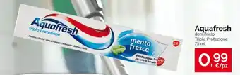 Acqua & Sapone Aquafresh dentifricio Tripla Protezione offerta