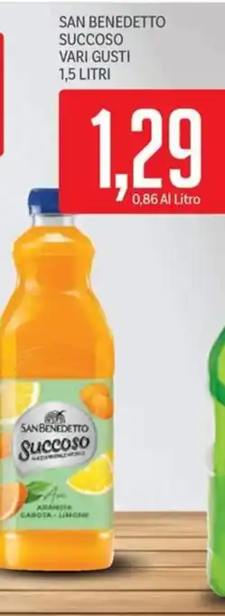 Supermercati Piccolo San benedetto succoso vari gusti offerta