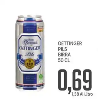 Supermercati Piccolo Oettinger pils birra offerta