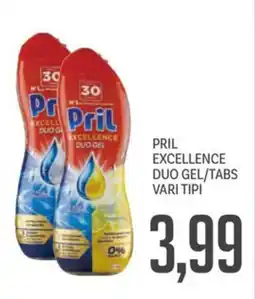 Supermercati Piccolo Pril excellence duo gel/tabs offerta