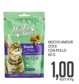 Supermercati Piccolo Mucho amour stick con pollo offerta