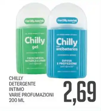 Supermercati Piccolo Chilly detergente intimo varie profumazioni offerta