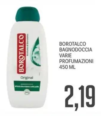 Supermercati Piccolo Borotalco bagnodoccia varie profumazioni offerta