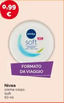 Acqua & Sapone Nivea crema corpo Soft offerta