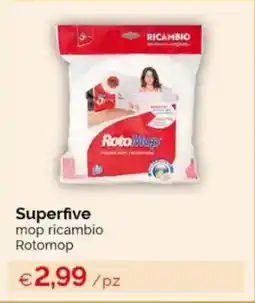 Acqua & Sapone Superfive mop ricambio Rotomop offerta