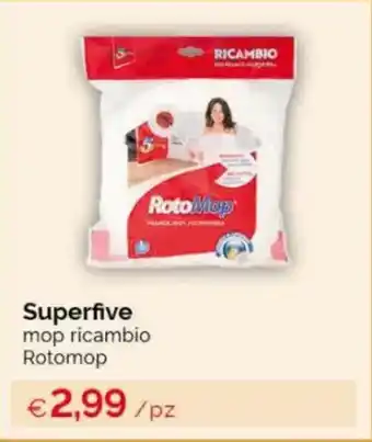 Acqua & Sapone Superfive mop ricambio Rotomop offerta