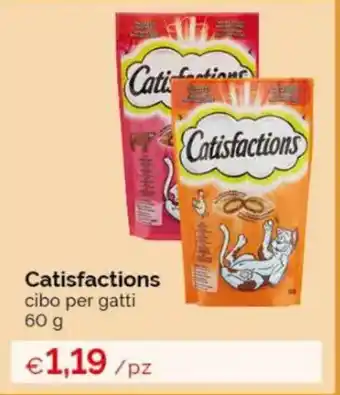 Acqua & Sapone Catisfactions cibo per gatti offerta