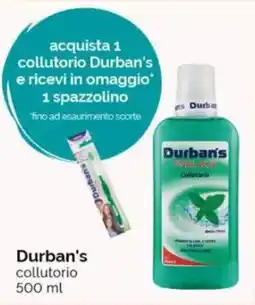 Acqua & Sapone Durban's collutorio offerta