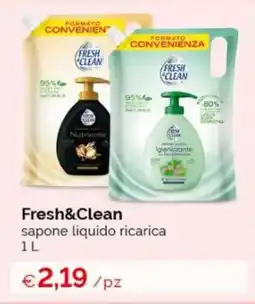 Acqua & Sapone Fresh&Clean sapone liquido ricarica offerta