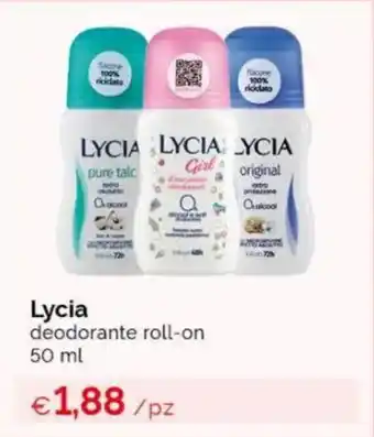 Acqua & Sapone Lycia deodorante roll-on offerta