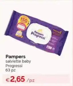 Acqua & Sapone Pampers salviette baby Progressi offerta