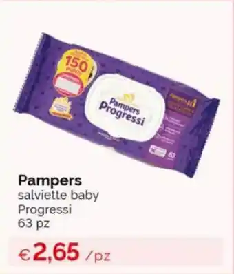 Acqua & Sapone Pampers salviette baby Progressi offerta