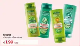 Acqua & Sapone Fructis shampoo/balsamo offerta