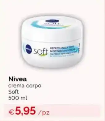 Acqua & Sapone Nivea crema corpo Soft offerta