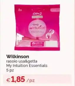 Acqua & Sapone Wilkinson rasoio usa&getta My Intuition Essentials offerta