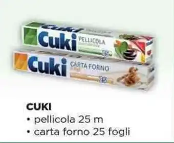 Acqua & Sapone CUKI pellicola 25 m - carta forno 25 fogli offerta