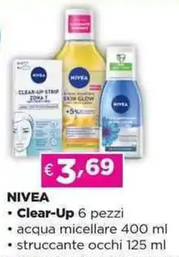 Acqua & Sapone NIVEA Clear-Up 6 pezzi offerta