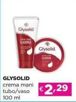 Acqua & Sapone GLYSOLID crema mani tubo/vaso offerta