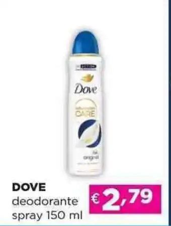 Acqua & Sapone DOVE deodorante spray offerta