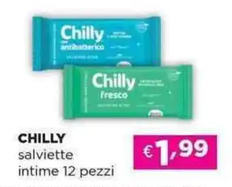 Acqua & Sapone CHILLY salviette intime 12 pezzi offerta