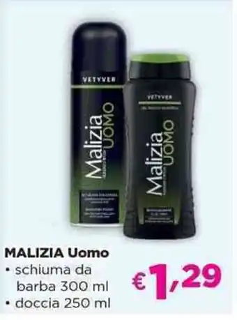 Acqua & Sapone MALIZIA Uomo schiuma da barba offerta