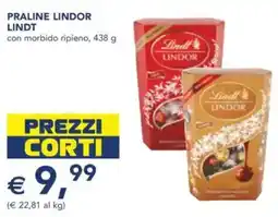 Esselunga Praline lindor lindt con morbido ripieno, offerta