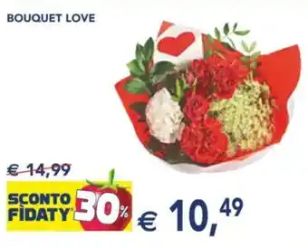 Esselunga Bouquet love offerta