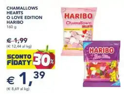 Esselunga Chamallows hearts o love edition haribo offerta