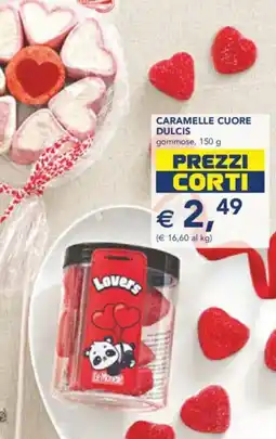 Esselunga Caramelle cuore dulcis gommose, offerta