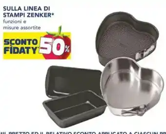 Esselunga Sulla linea di stampi zenker funzioni e misure assortite offerta