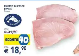 Esselunga Filetto di pesce spada fresco, offerta