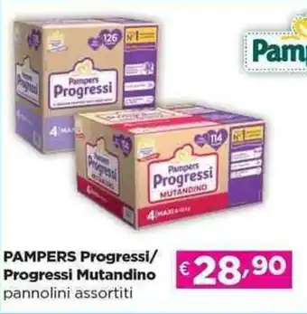 Acqua & Sapone PAMPERS Progressi/ Progressi Mutandino offerta